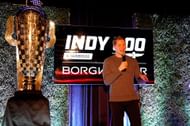 AUTO: DEC 04 INDY 500 Winner Josef Newgarden Borg Warner Trophy Ceremony - Source: Getty